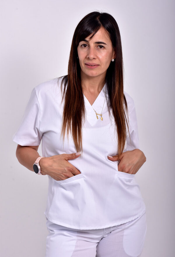 Ambo Sara Classic Blanco